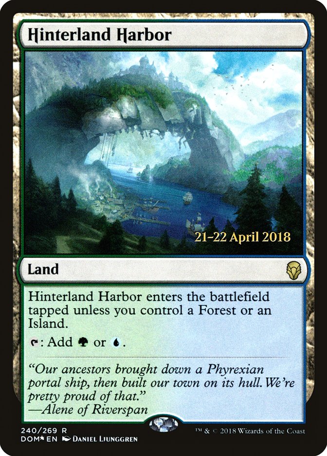 Hinterland Harbor  [Dominaria Prerelease Promos] | D20 Games