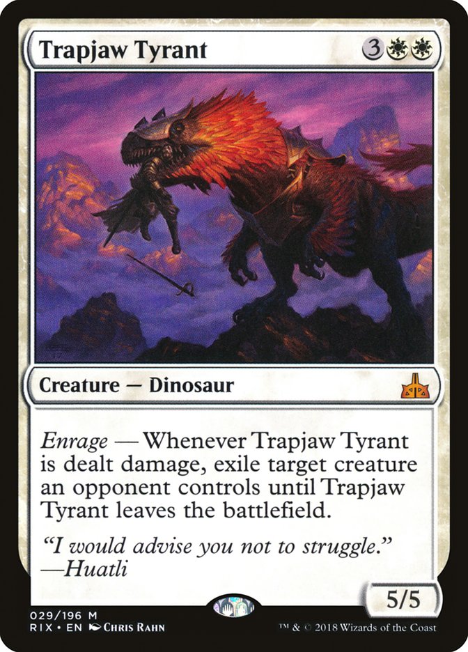 Trapjaw Tyrant [Rivals of Ixalan] | D20 Games