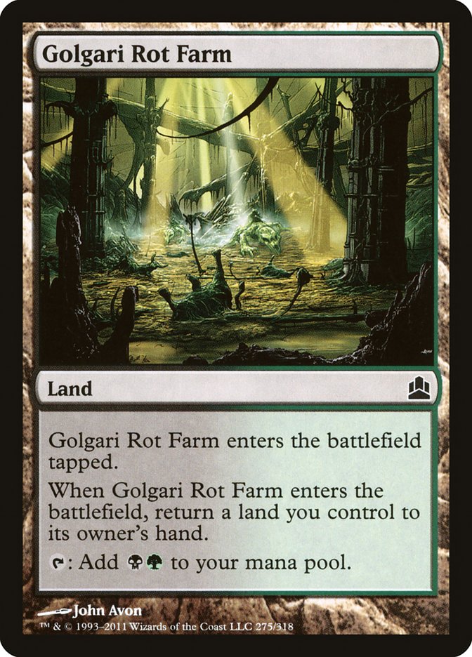 Golgari Rot Farm [Commander 2011] | D20 Games