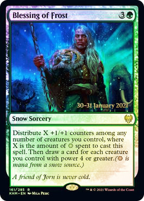 Blessing of Frost [Kaldheim Prerelease Promos] | D20 Games