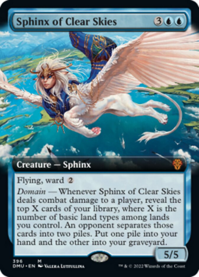 Sphinx of Clear Skies (Extended Art) [Dominaria United] | D20 Games