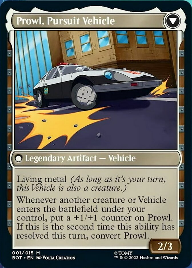 Prowl, Stoic Strategist // Prowl, Pursuit Vehicle [Universes Beyond: Transformers] | D20 Games