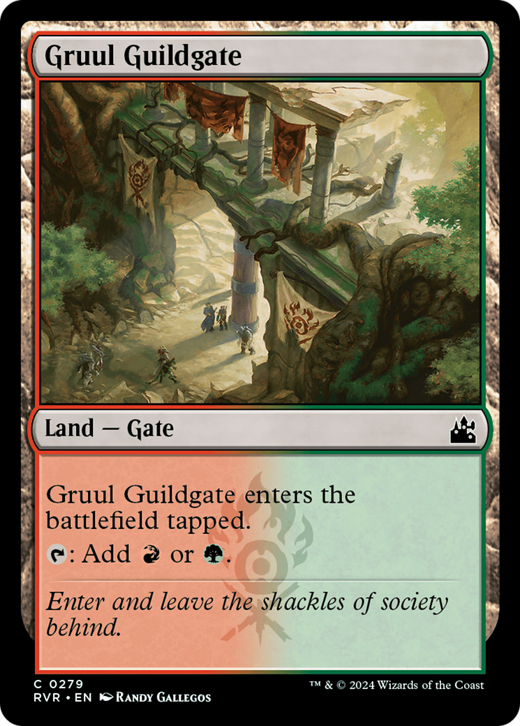 Gruul Guildgate [Ravnica Remastered] | D20 Games