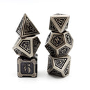 Alchemist Metals RPG Dice Set: Iron Metal Dice Foam Brain Games