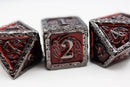 Bardic Song Mezzo RPG Metal Dice Set Metal Dice Foam Brain Games