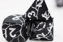 Black Quarry Metal RPG Set Metal Dice Foam Brain Games