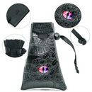Black Leatherette Changeling Eye Dice Bag Dice Box Foam Brain Games