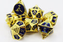 Cobalt Cosmos RPG Metal Dice Set