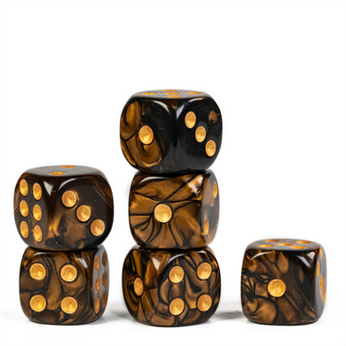 Cold Brew - 12 piece Pip D6's Plastic Dice Foam Brain Games | D20 Games