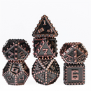 Copper Brigandine Armor RPG Metal Dice Set Metal Dice Foam Brain Games