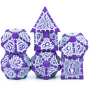 Dagger of Venom: Purple RPG Metal Dice Set Metal Dice Foam Brain Games