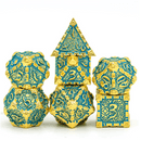 Dagger of Venom: Teal RPG Metal Dice Set Metal Dice Foam Brain Games