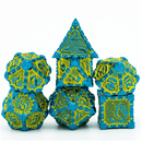 Dagger of Venom: Yellow RPG Metal Dice Set Metal Dice Foam Brain Games