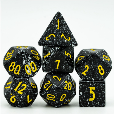 Deep Space RPG Dice Set Plastic Dice Foam Brain Games | D20 Games
