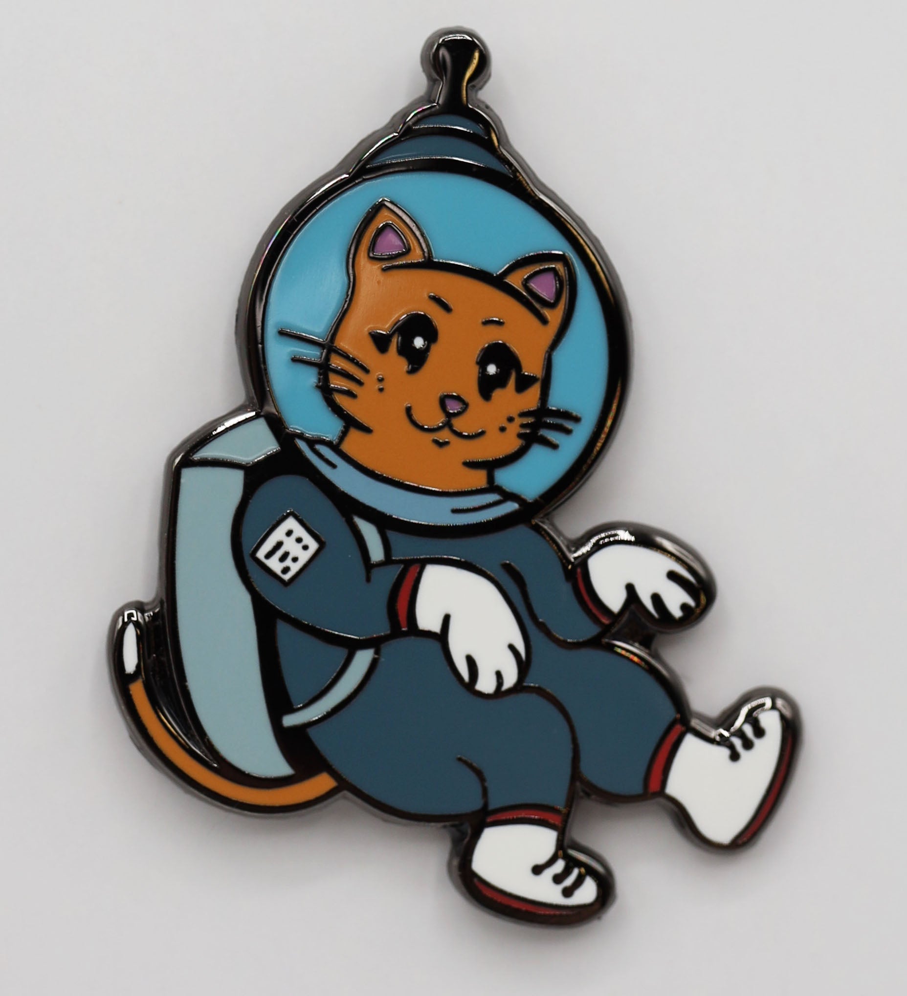 Dice 51 Pin: Pet-stronaut Enamel Pin Foam Brain Games | D20 Games
