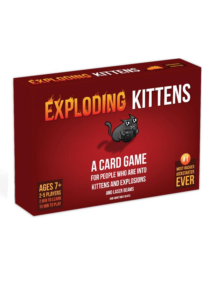 Exploding Kittens First Edition (Flip Case) | D20 Games