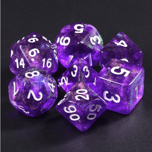Electric Vibes RPG Dice Set
