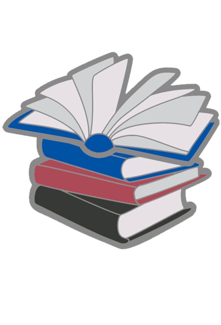 Pride Pins: Pride Books Enamel Pin Foam Brain Games