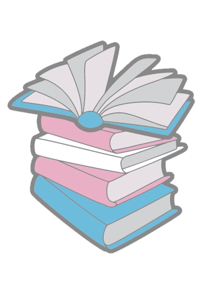 Pride Pins: Pride Books Enamel Pin Foam Brain Games