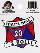 Thats How I Roll Sticker: Bisexual Pride Stickers Foam Brain Games