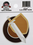 Class Sticker: Fighter Stickers Foam Brain Games