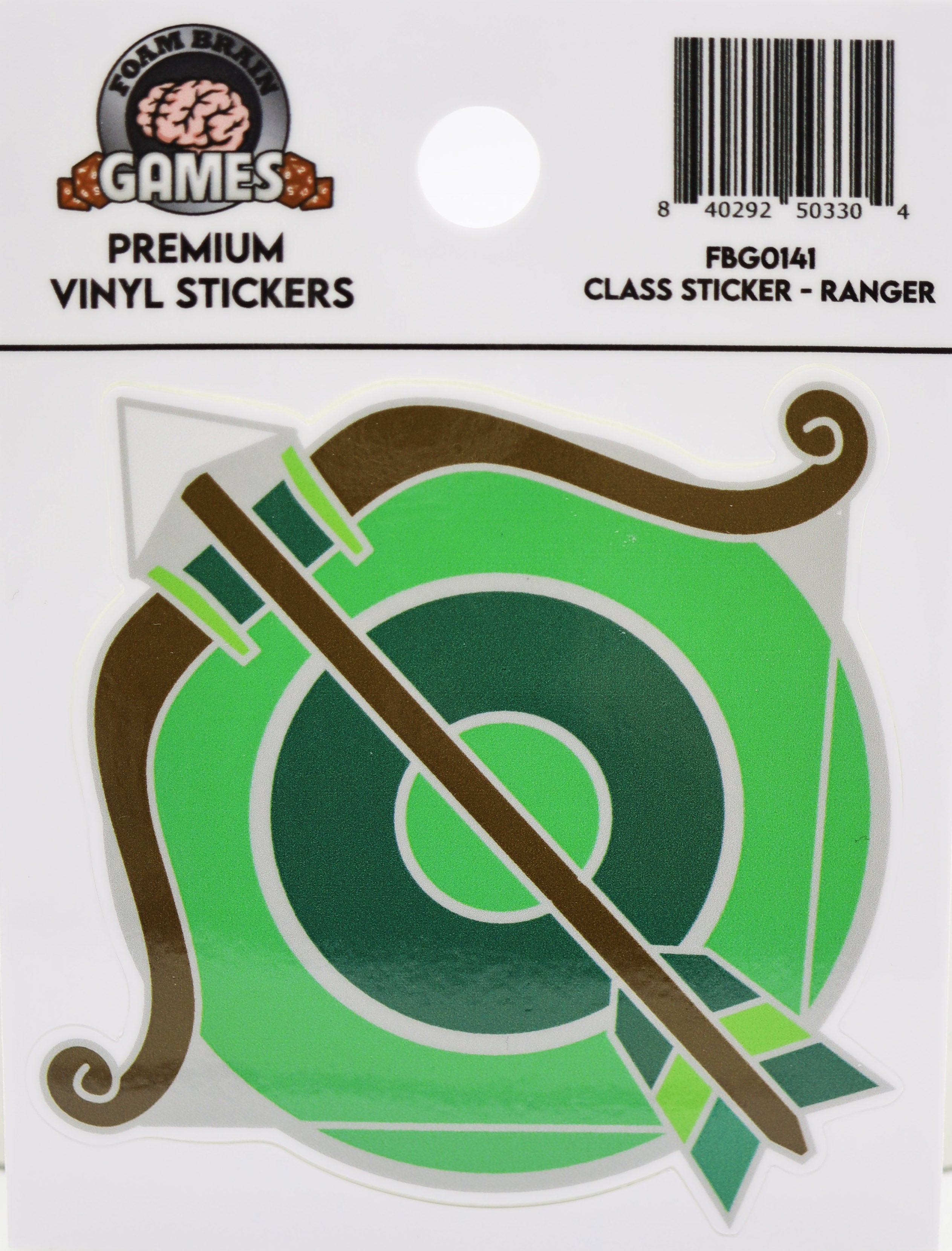 Class Sticker: Ranger Stickers Foam Brain Games | D20 Games