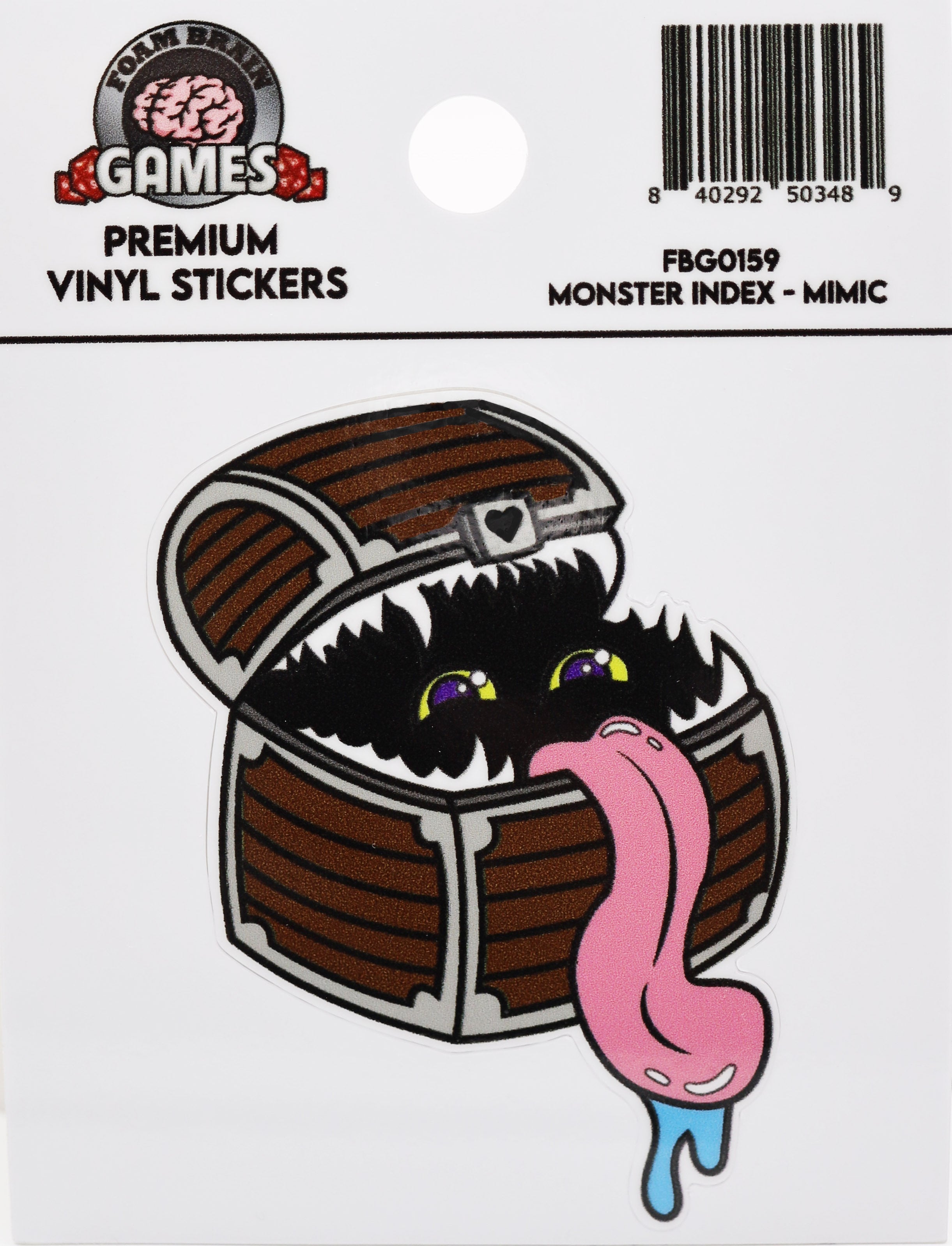 Monster Index Sticker: Mimic Stickers Foam Brain Games | D20 Games