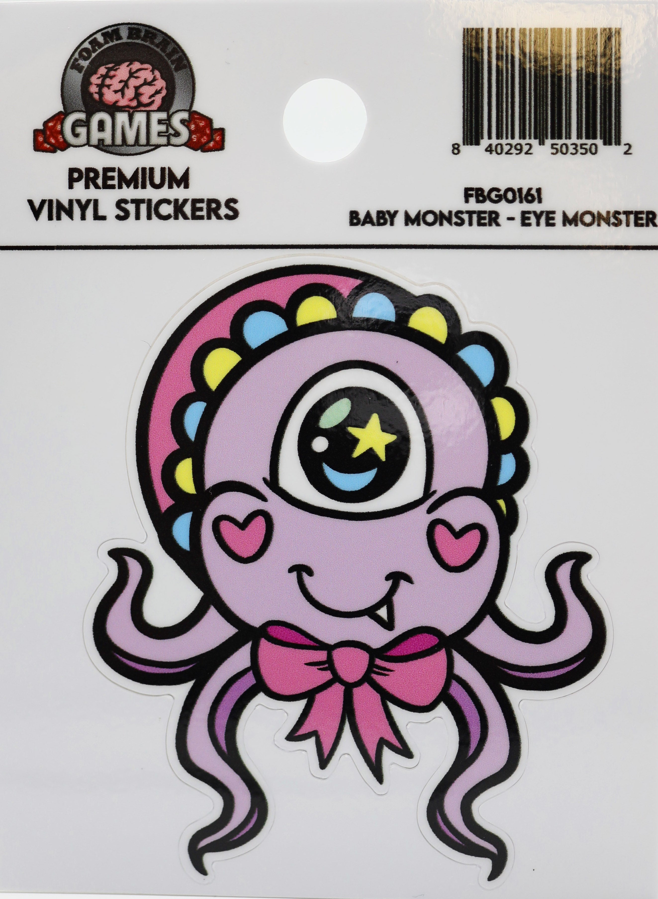 Baby Monster Sticker: Eye Monster Stickers Foam Brain Games | D20 Games