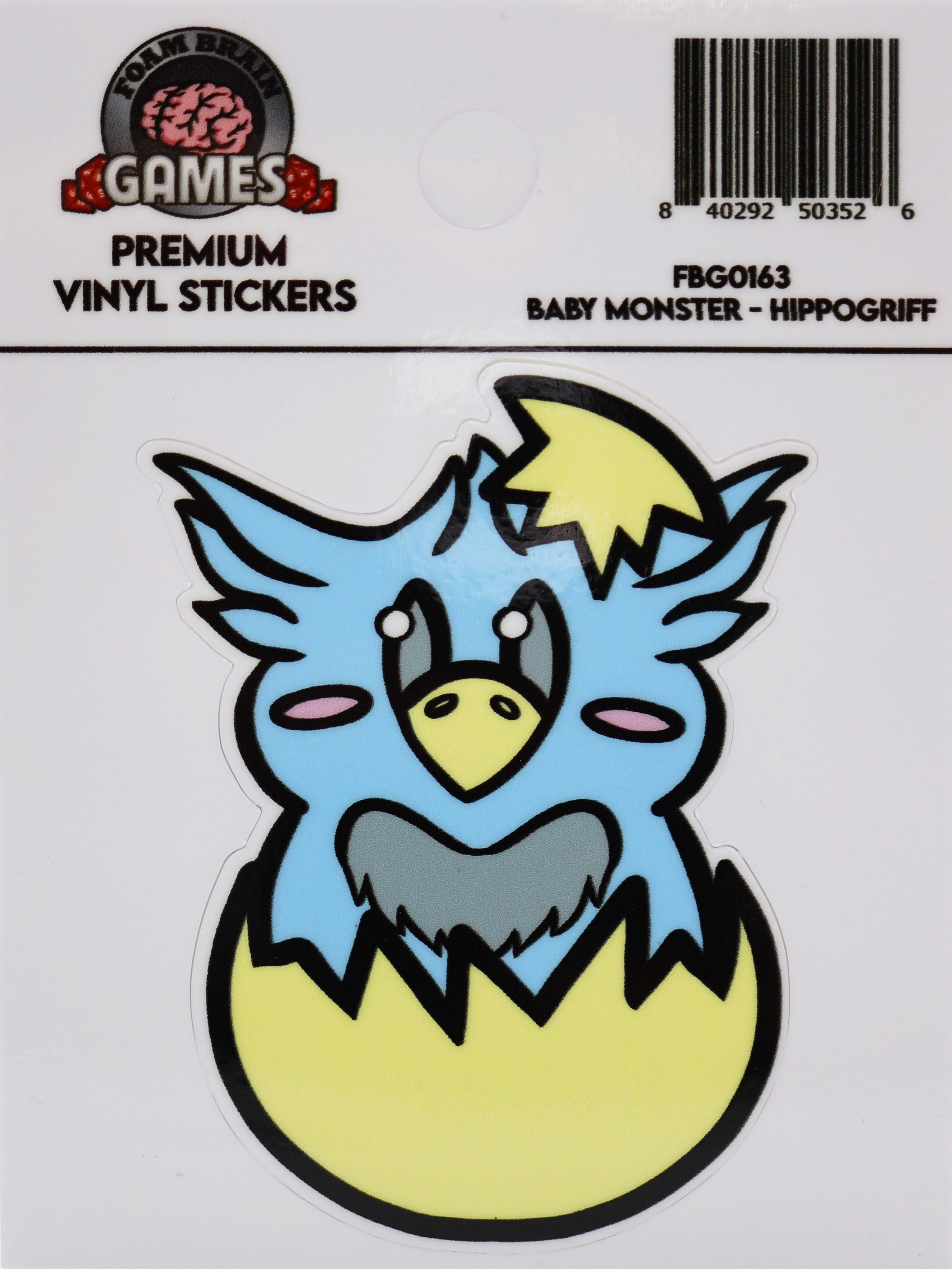 Baby Monster Sticker: Hippogriff Stickers Foam Brain Games | D20 Games