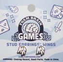 Stud Earrings: Wings  Foam Brain Games