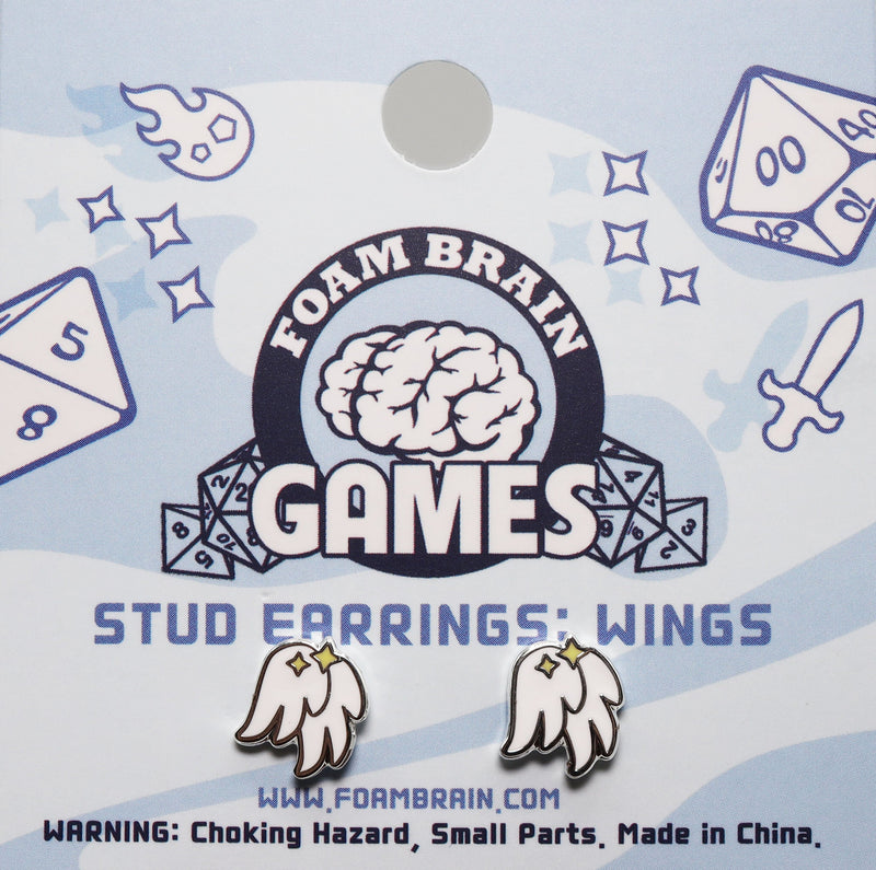 Stud Earrings: Wings  Foam Brain Games