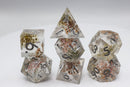 Sharp Edge Resin RPG Dice Set - Winter Meadow Plastic Dice Foam Brain Games