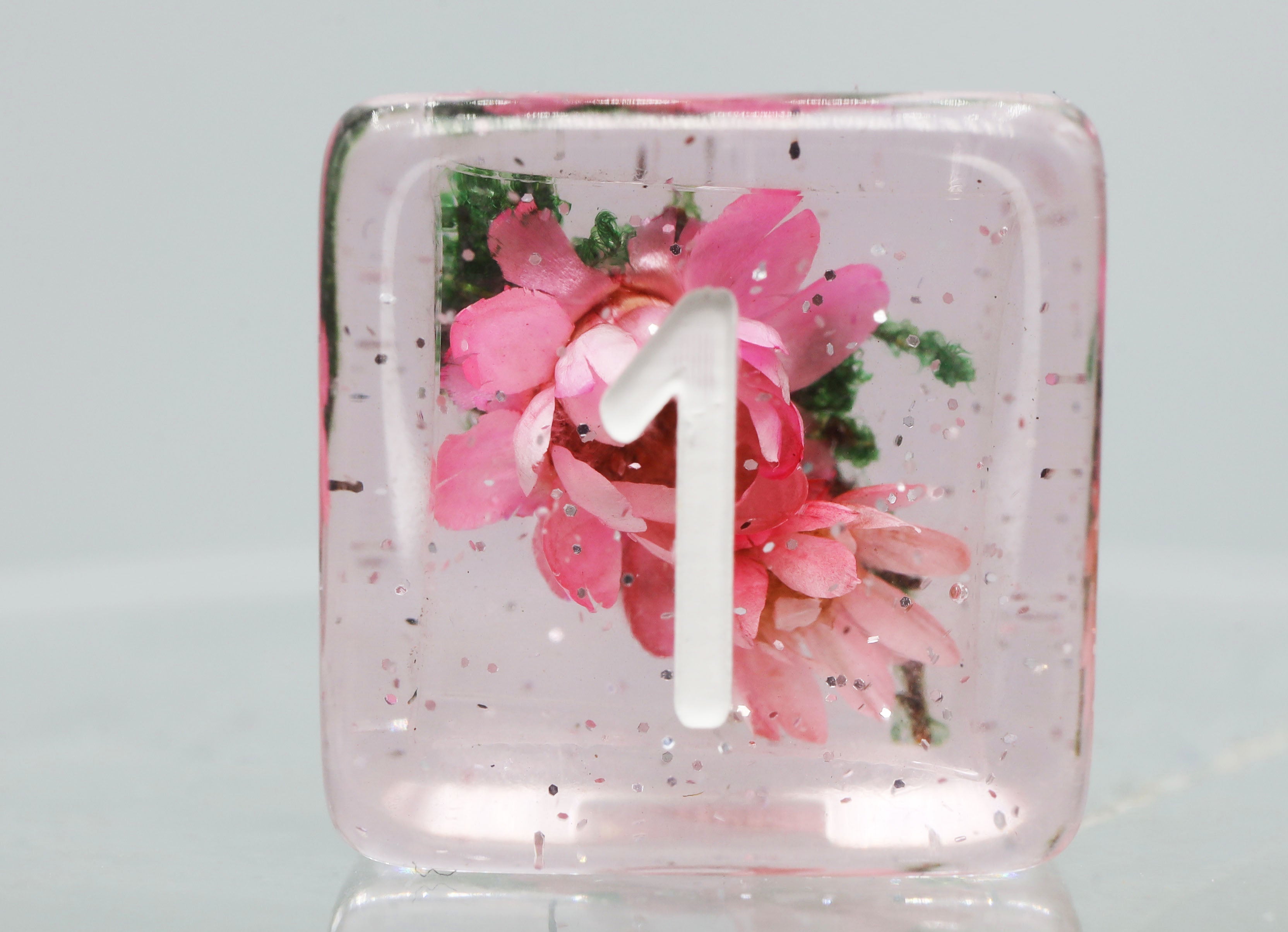 Carnation Love RPG Dice Set Plastic Dice Foam Brain Games | D20 Games