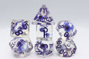 Violets Are Blue RPG Dice Set Plastic Dice Foam Brain Games