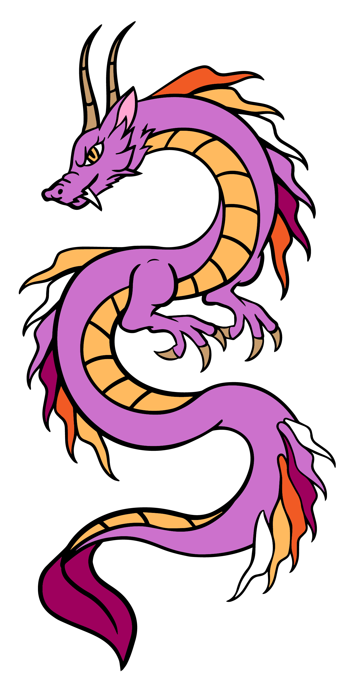 Pride Dragon: Community Lesbian Enamel Pin Foam Brain Games | D20 Games