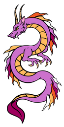 Pride Dragon: Community Lesbian Enamel Pin Foam Brain Games