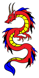 Pride Dragon: Polyamorous Enamel Pin Foam Brain Games