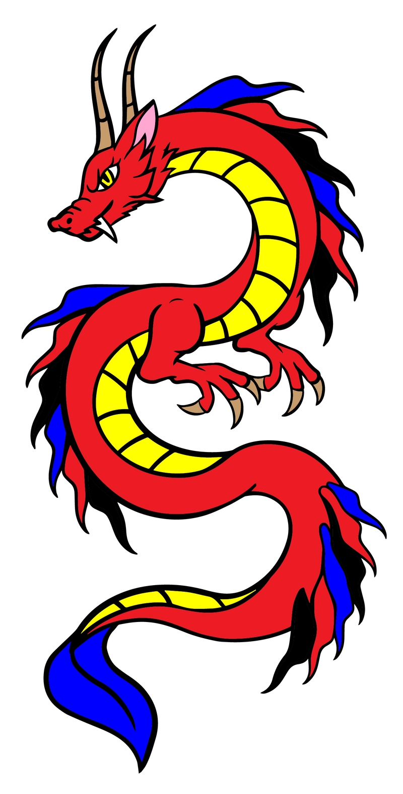 Pride Dragon: Polyamorous Enamel Pin Foam Brain Games