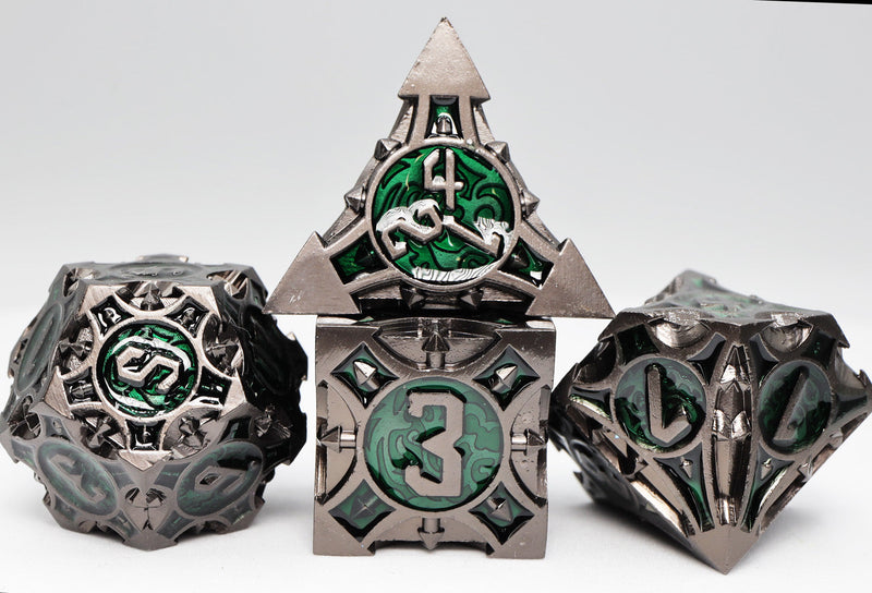 Swamp Arrow RPG Metal Dice Set