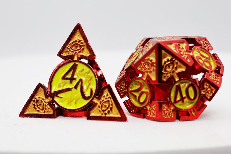 Oculus: Wide Awake RPG Metal Dice Set Metal Dice Foam Brain Games