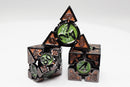 Oculus: Mesmerizing RPG Metal Dice Set Metal Dice Foam Brain Games