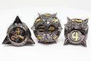 Meteor Storm: Black Hole RPG Metal Dice Set Metal Dice Foam Brain Games