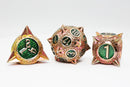 Meteor Storm: Irradiated Irridescence RPG Metal Dice Set Metal Dice Foam Brain Games