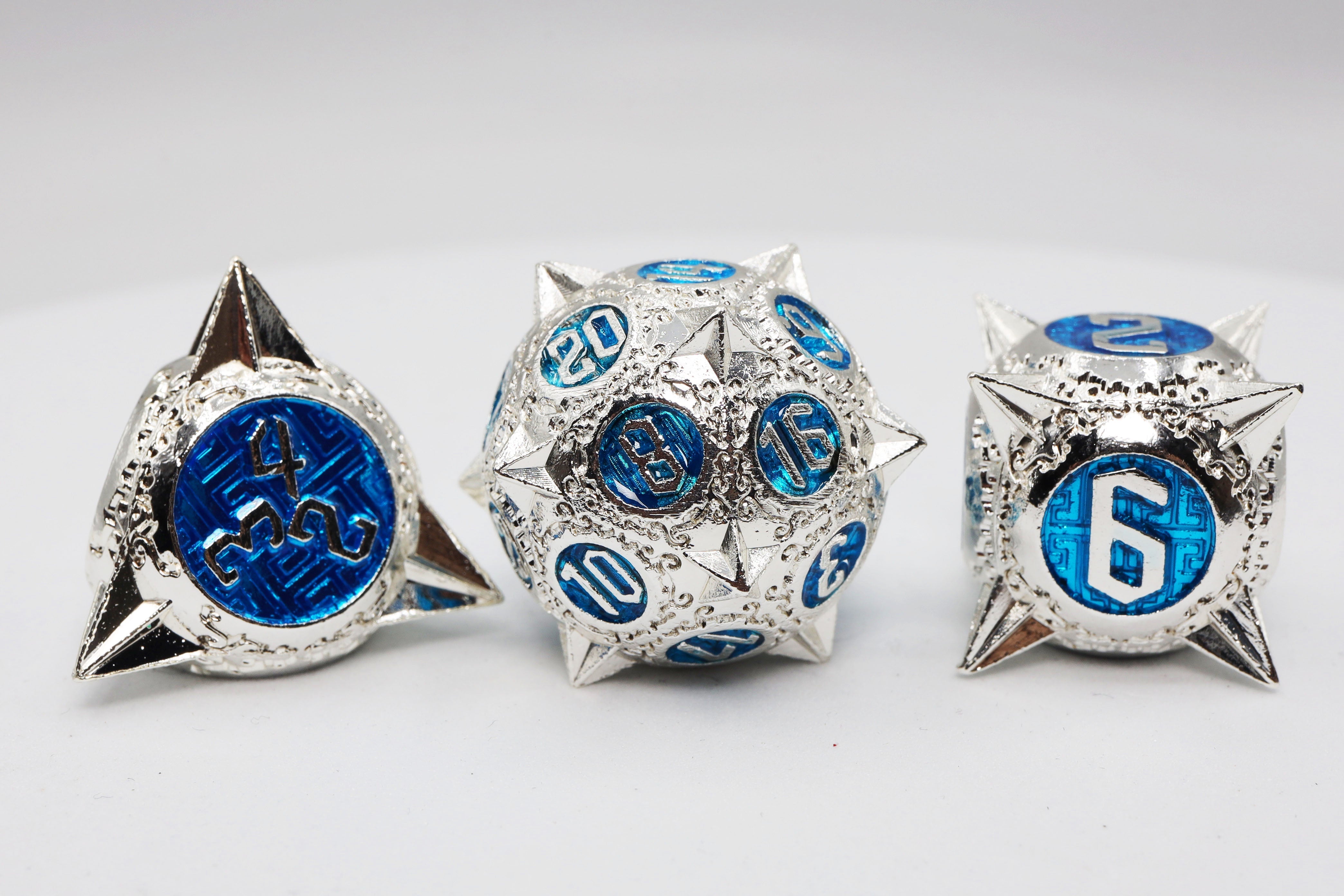 Meteor Storm: Bellatrix RPG Metal Dice Set Metal Dice Foam Brain Games | D20 Games