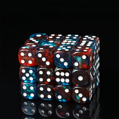 Fast and Strong - 12 piece Pip D6's Plastic Dice Foam Brain Games | D20 Games