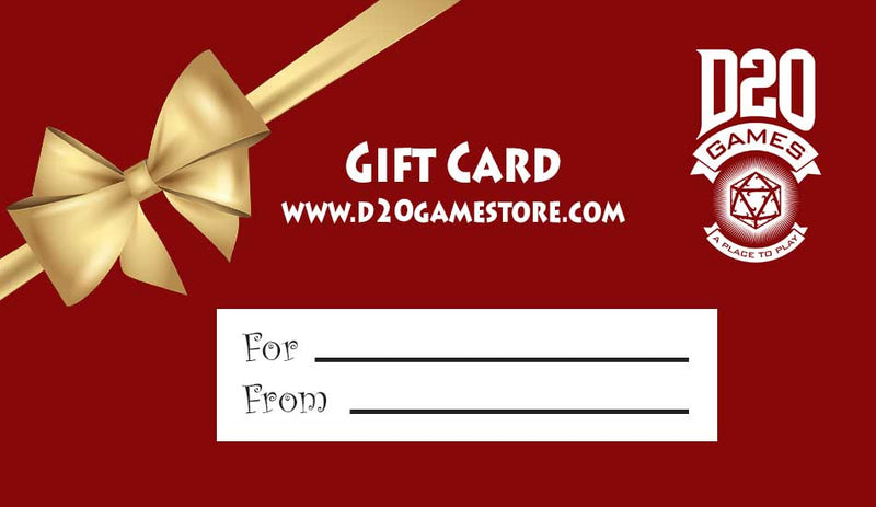 d20 mtg cards D20 Games Gift Cards