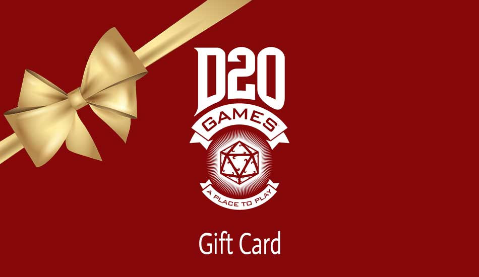 D20 Games Gift Cards | D20 Games