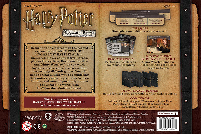 Harry Potter  Hogwarts Battle: The Charms and Potions Expansion | D20 Games
