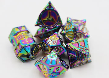 Dice 51: Holographic Projection RPG Metal Dice Set
