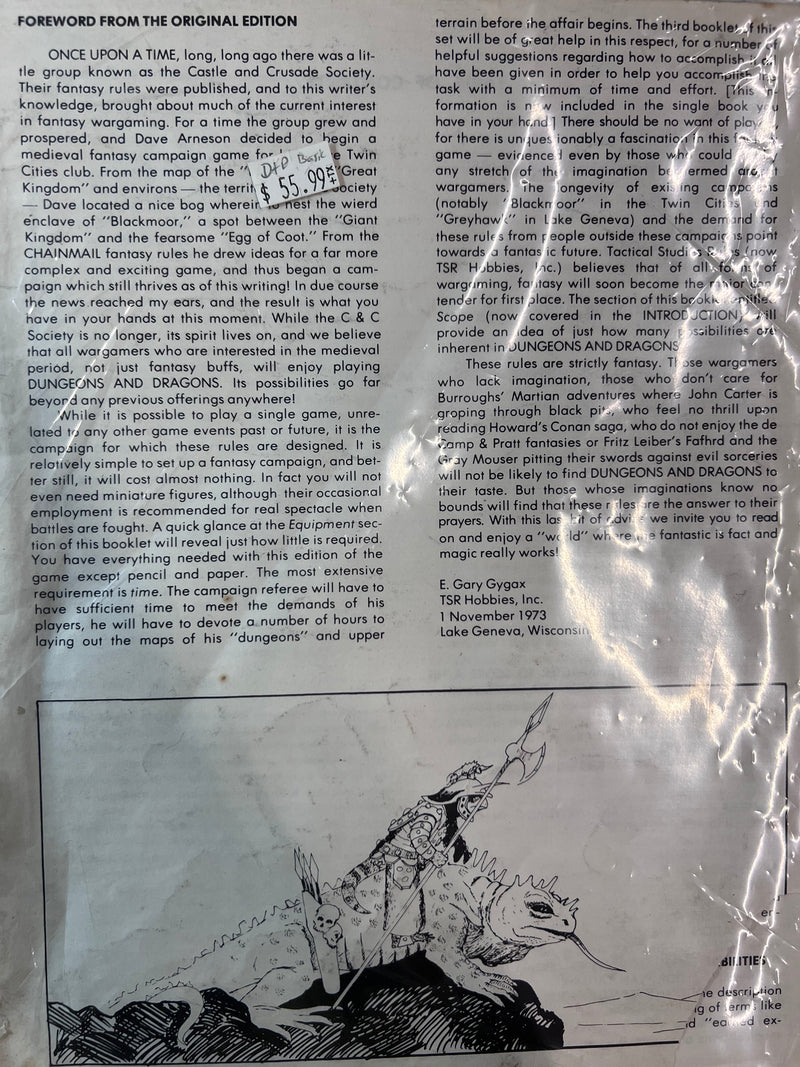 Dungeons and Dragons 1st Edition Basic Magazine